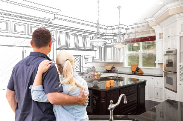 Custom kitchen cabinets installed in a Spring Valley home